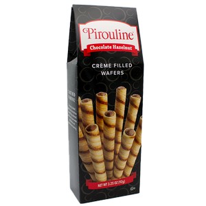 Pirouline Chocolate Hazelnut Cream Filled Wafers 10 Pk Black 3.25oz/92g