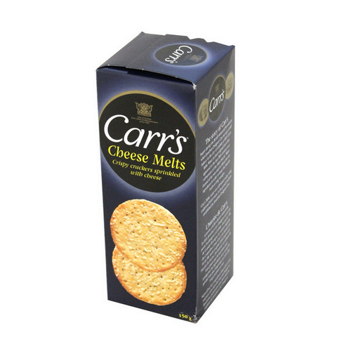 Carr's Crackers Cheese Melts 12/150g/5.3 oz SAKSCO Gourmet Basket