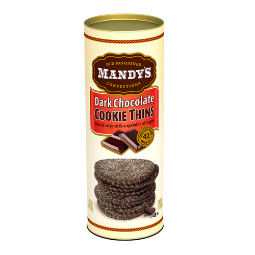 Mandy's Dark Chocolate Cookie Thins 4.6 oz/130g