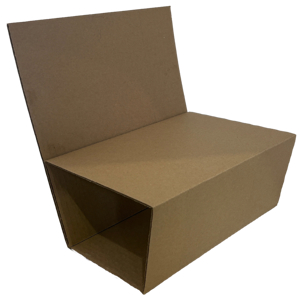 Basket Base Small w/ Back (7.5 x 4 x 3.75)