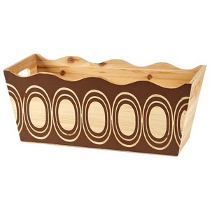 Wooden Container Brown 15''