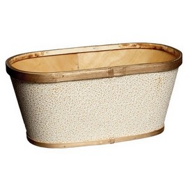 White & Gold Splitwood Medium (13