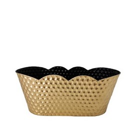 Medium Gold Metal Basket (15