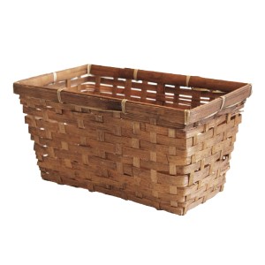 LIGHT Brown Bamboo Rectangular (11.5