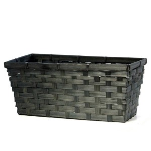 Light Black Bamboo Rectangular (14'')