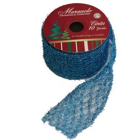 Wired Ribbon Blue 2.5'' x 10 yards