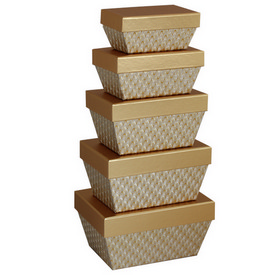 Gift Tower Rect Box-Set 5 Level