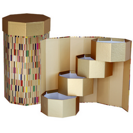 Gift Tower Octagon Box with 4 Layers