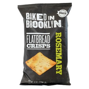 Baked in Brooklyn Rosemary Flatbread Crisps 170g/6 oz