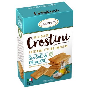 Crostini Sea Salt/Olive Oil Crackers 200g/7.05 oz