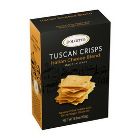 Dolcetto Tuscan Crisps Italian Cheese Blend 150g/5.3oz