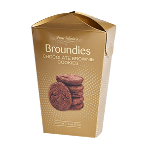 Aunt Gloria's Broundies Choc Brownie Cookies Gold 57g/2 oz