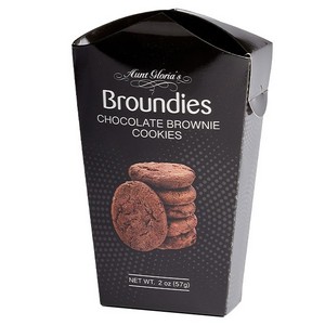Aunt Gloria's Broundies Choc Brownie Cookies Black 57g/2 oz