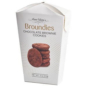 Aunt Gloria's Broundies Choc Brownie Cookies White 57g/2 oz
