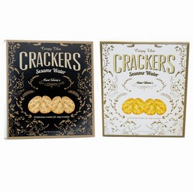Aunt Gloria's Sesame Water Crackers Black/White 4.4oz/127g