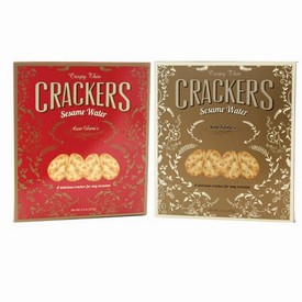 Aunt Gloria's Sesame Water Crackers Gold/Red 4.4oz/127g