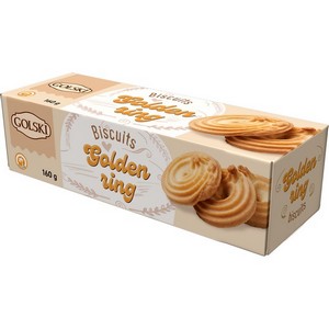 Golski Golden Butter Ring Cookie 160g/5.64oz