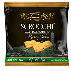 Laurieri Crackers Single Portion- Rosemary 30g/1oz