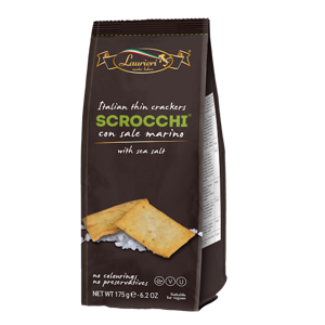 Laurieri Scrocchi Crackers with Sea Salt 175g/6.2oz