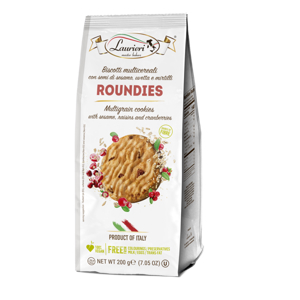 Laurieri Roundies- Multigrain Cookies with Cranberries 200g/7.05oz