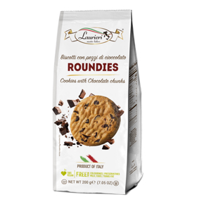 Laurieri Roundies-Cookie with Chocolate Chunks 200g/7.05oz