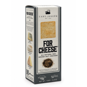 Lady Joseph For Cheese Oak Smoked Salt Crackers 130g