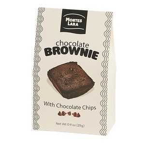 Montes Lara Chocolate Brownie w/ Chocolate Chips (White) 25g/0.9oz