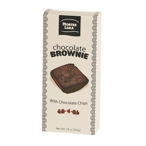 Montes Lara Chocolate Brownie w/ Chocolate Chips 2 pack (White) 50g/1.8oz