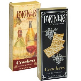 Partners Olive Oil & Sea Salt Crackers Small Pk 21g/0.74oz