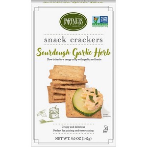 Partners Garlic Herb Sourdough Crackers 142g/5oz