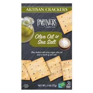 Partners Hord D'Oeuvre Cracker Olive Oil/Sea Salt Green 2 oz / 57g