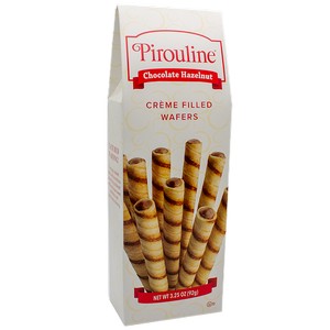 Pirouline Chocolate Hazelnut Cream Filled Wafers 10 Pk White 3.25oz/92g