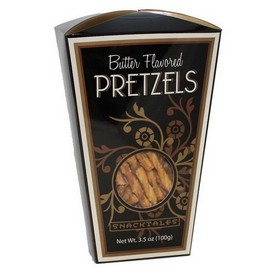 Snacktales Butter Pretzels Black 3.5 oz/100g