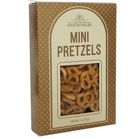 Snacktales Mini Pretzels Gold/Beige 57g/2oz
