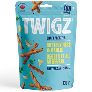 Twigz Pretzels Buttery Herb & Garlic 130g