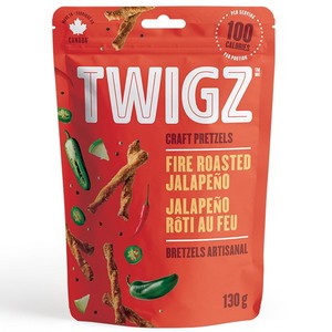 Twigz Pretzels Fire Roasted Jalapeno 130g