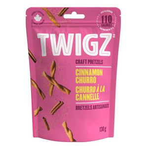 Twigz Cinnamon Churro Craft Pretzels 130g/4.5oz