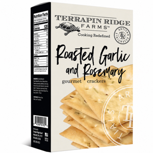 Terrapin Ridge Farms Roasted Garlic & Rosemary Crackers 142g/5oz