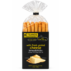 Tsanos Breadsticks with Fresh Cheese 120g/4.2oz