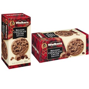 Walkers Belgian Chocolate Chunk Biscuits 150g/5.3oz