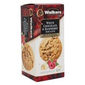 Walkers White Chocolate & Raspberry Shortbread (Dual Display) 150g/5.3oz