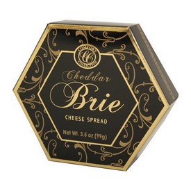 Comfort Collection Cheddar Brie Flavored Cheese Spread Black 3.5 oz / 99g