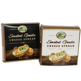 Twenty Valley Smoked Gouda Cheese Black/White 3.5 oz /99g