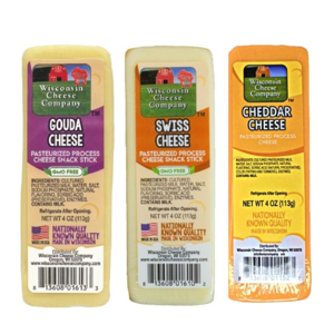 Wisconsin Cheese, Cheese Bars - Assorted 4oz