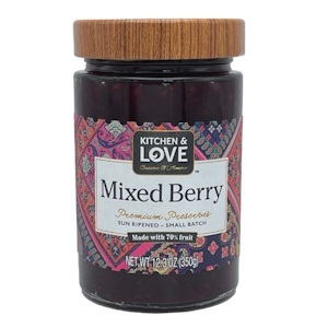 Kitchen & Love Mixed Berry Preserves 12.3oz/350g