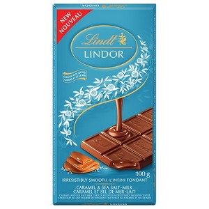 Lindt Milk Caramel Sea Salt Bar 100g/3.5oz