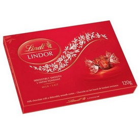 Lindt Milk Chocolate Gift Box Small (Red) 120g