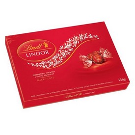 Lindt Milk Chocolate Gift Box Medium (Red) 156g