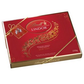 Lindt Large Gift Boxes - Red Milk 250g