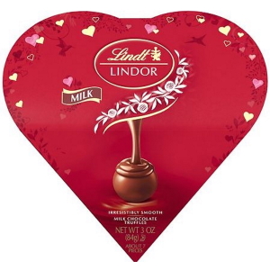 Lindor Valentine Heart Milk Chocolate 84g/3 oz